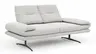 Sofa Lucero 2.0 - 2-Sitzer klein, Stoff, Offwhite