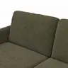 Wohnlandschaft Enna - Longchair links, 2,5-Sitzer, Ecke rechts, Stoff, Olive