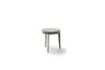 Beistelltisch Loretto - Rund ca. 45 cm, Lack, Salbei