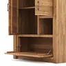 Highboard Farmingdale - Eiche massiv, natur geölt