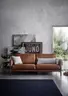 Sofa Cuneo Klassik - 2,5-Sitzer, Leder, Cognac