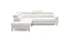 Ecksofa CHARIS - Ecke links, 2-Sitzer, Microfaser, Creme