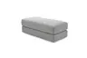Hocker JOVIN - Stoff, Hellgrau