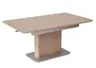 Couchtisch - ausziehbar/höhenverstellbar, LBH. ca. 120x70x54cm, Wildeiche, Echtholz furniert