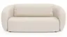 Sofa Karasu - 3-Sitzer, Stoff, Creme