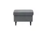 Hocker - Webstoff, Anthrazit