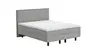 Boxspringbett Valencia - Liegefläche ca. 160x200 cm, Stoff, Zink