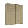 Schwebetürenschrank- B ca. 200 cm, Eiche Dekor 
