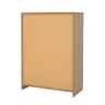 Schuhschrank - B ca. 81 cm, Jackson Hickory Nachbildung, Schwarz