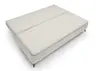 Sofa JANIN - 2-Sitzer, Schlaffunktion mit Bettkasten, Stoff, Beige