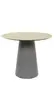 Beistelltisch Cono - DH ca. 60x52 cm, Glas, Mandel