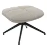 Hocker Unn - Stoff, Beige