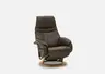 Sessel - Relaxfunktion, Leder, Braun