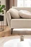 Sofa CARLLOTA - 2,5-Sitzer, Stoff, Natur