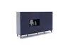 Highboard Casello - BHT ca. 199x122x48 cm, Lack Matt, Azurblau