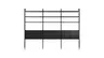 Regal Edge - B ca. 283 cm, Lack, Schwarz