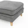 Hocker Mapleton - Stoff, Anthrazit