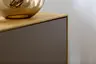 Highboard Mileto - BHT ca. 136x118x35 cm, MDF Steingrau, Naturdesign