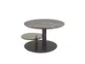 Couchtisch - höhenverstellbar, Durchmesser ca. 80 cm, Anthrazit