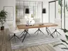 Stuhl MIRNA - drehbar, Stoff, Beige