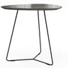 Ecktisch Fano - LBH ca. 59x50x55 cm, HPL Laminat, Graubraun