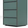 Kommode Loretto - BHT ca. 60x115x53 cm, Lack matt, Salbeigrün