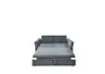 Relax-Sofa - Sitztiefe verstellbar/Schlaffunktion, Stoff, Grau