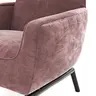 Sessel Matina - Größe L, Velour, Weinrot