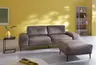 Sofa Oslo - 3-sitzer, Leder, Taupe