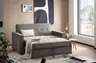 Schlafsofa - 2-Sitzer inkl. Schlaffunktion, Stoff, Braun