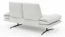 Sofa Lucero 2.0 - 2-Sitzer klein, Stoff, Offwhite