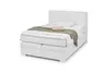 Boxspringbett- Liegefläche ca. 140x200 cm, Stoff, Beige