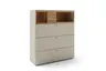 Highboard - Lack Steingrau