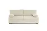 Sofa JELKO - 2-Sitzer inkl. Schlaffunktion mit Bettkasten, Stoff, Beige