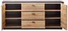 Sideboard - mit Beleuchtung, B ca. 186 cm, Eiche Nachbildung, Eiche dunkel Nachbildung