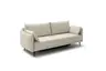 Schlafsofa Nettuno - 3-Sitzer, inkl. Schlaffunktion, Velour, Champagner