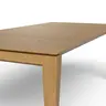 Esstisch 3400 - ausziehbar, LB ca. 200x100 cm, Asteiche massiv, Geölt, Gedrehter Fuss