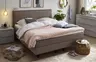 Boxspringbett Valencia - Liegefläche ca. 160x200 cm, Stoff, Mauve