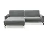 Ecksofa - Longchair links mit 1,5-Sitzer, Stoff, Anthrazit