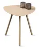 Beistelltisch - LB ca. 50x50 cm, Cremeweiß