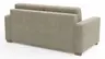 Sofa Lakeville 1 - 2-Sitzer inkl. Schlaffunktion, Gestell Schwarz, Stoff, Beige
