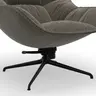 Sessel Unn - Stoff, Taupe