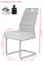 Freischwinger - Stoff, Beige
