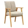 Armlehnstuhl Flore 2 - Stoff, Beige