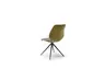 Stuhl Penthouse comfy - Drebhar, Kunstleder, Dunkelbraun, Stoff, Pistazie