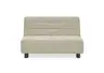 Faltsofa Easy - 2-Sitzer ohne Armlehne, ca. 140 cm inkl. Schlaffunktion, Stoff, Taupe