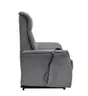 TV-Sessel MARCIO - Aufstehhilfe, Relaxfunktion, Stoff, Hellgrau