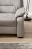 Ecksofa - 3-Sitzer mit Ecke rechts, Stoff, Grau
