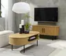 TV-Lowboard - B ca. 120 cm, Eiche Furnier, Natur