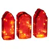 LED-Haus - LBH ca. 8x9x19 cm, Rot